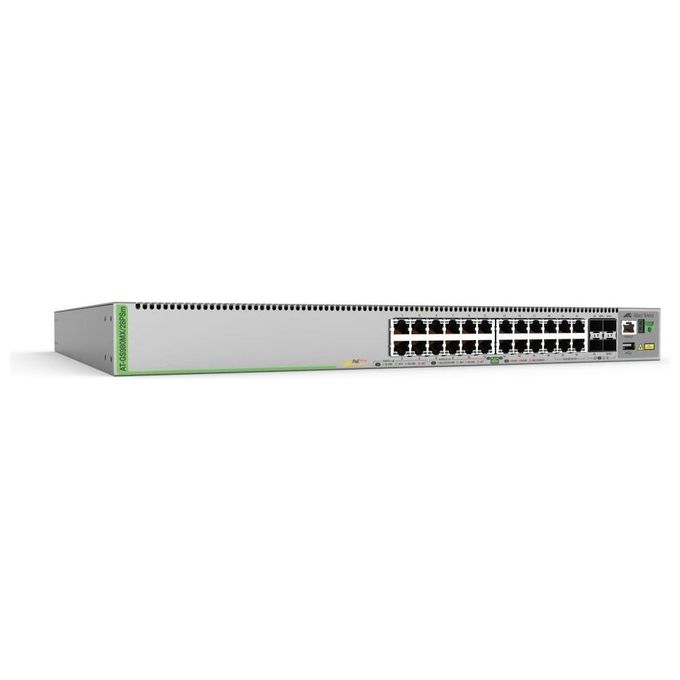 Allied Telesis Volume l3 Stack Switch 20x10-100-1000- t Poe 4x100m-1g-25g-5g-t poe