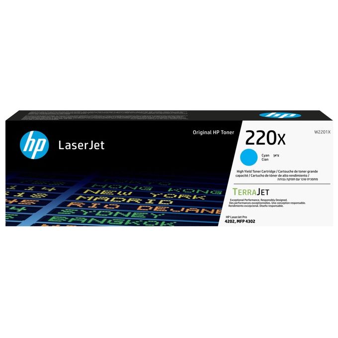 HP Toner Originale Ciano LaserJet 220X