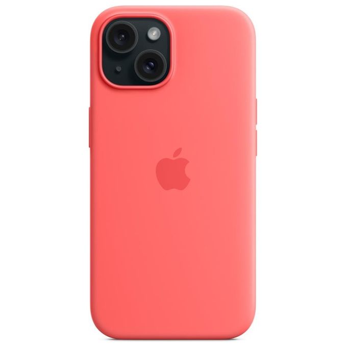 Apple Custodia MagSafe in Silicone per iPhone 15 Guava ​​​​​​​