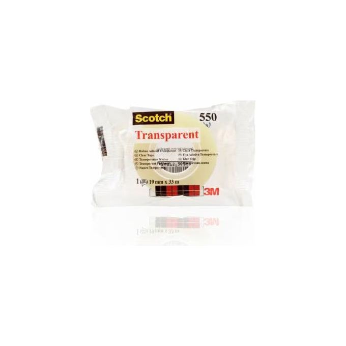 3m Scotch 550 Trasparente 19mmx33m
