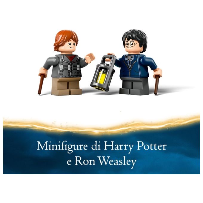 LEGO Harry Potter Aragog nella Foresta Proibita Grande Ragno Giocattolo da Costruire con Parti Snodabili Giochi di Magia per Bambini e Bambine da 7 Anni in su con 2 Minifigure e Accessori 76434