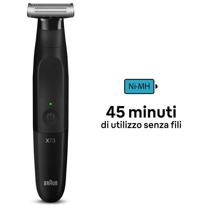 Braun XT3100 Serie X Rasoio Barba 4D Blade Face Nero
