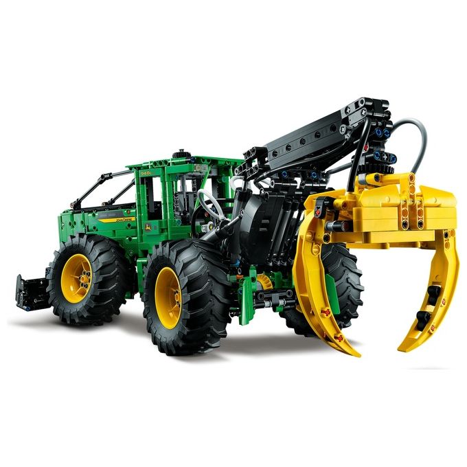 LEGO Technic 42157 Trattore John Deere 948L-II, Modellino da Costruire di Veicolo Giocattolo con Funzioni Pneumatiche e 4WD