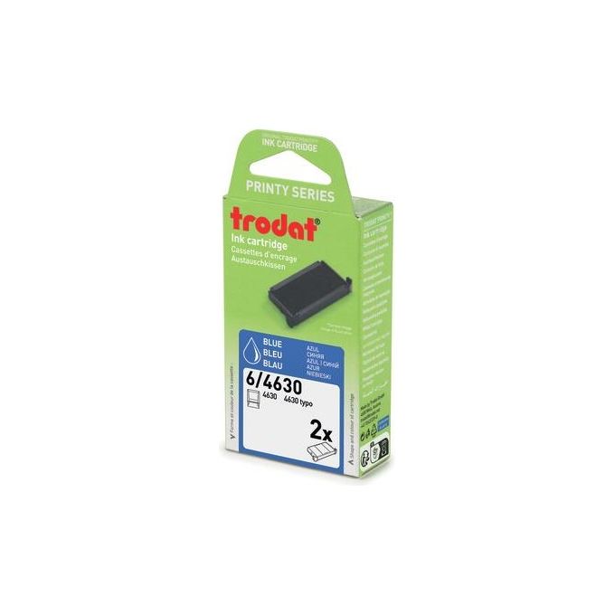 Trodat Confezione 2 6 4630 SS Blu