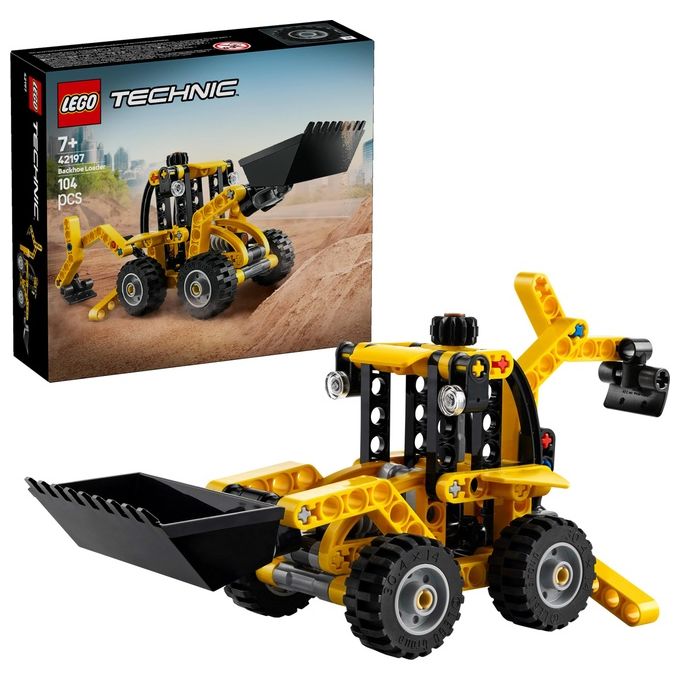 LEGO Scavatrice a Cucchiaia Rovescia 42197 Technic Costruzioni avanzate per appassionati con dettagli realistici di movimento e design robusto