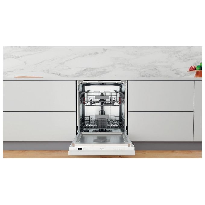 Whirlpool WIS 5020 Lavastoviglie da Incasso a Scomparsa Totale 14 Coperti Classe energetica E 6 programmi NaturalDrive Flexi Space 60 cm