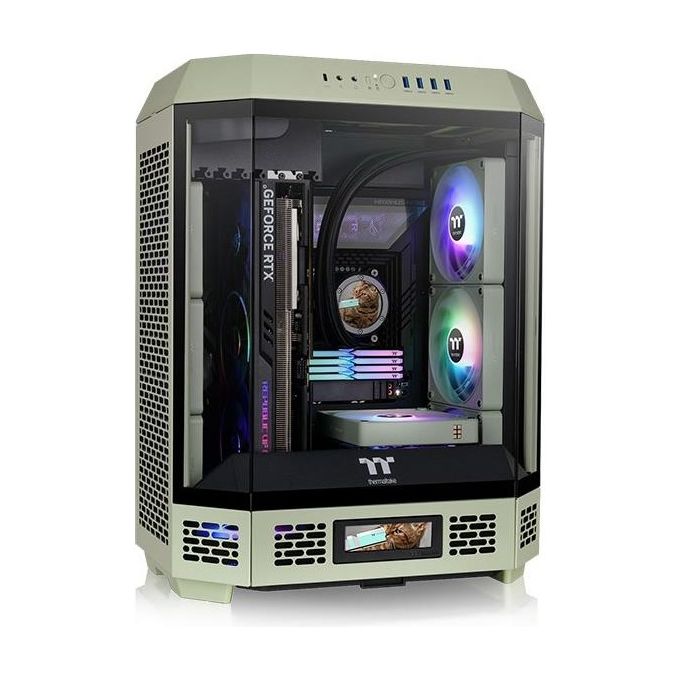 Thermaltake The Tower 600 Mid Tower Chassis Hidden Connector Verde
