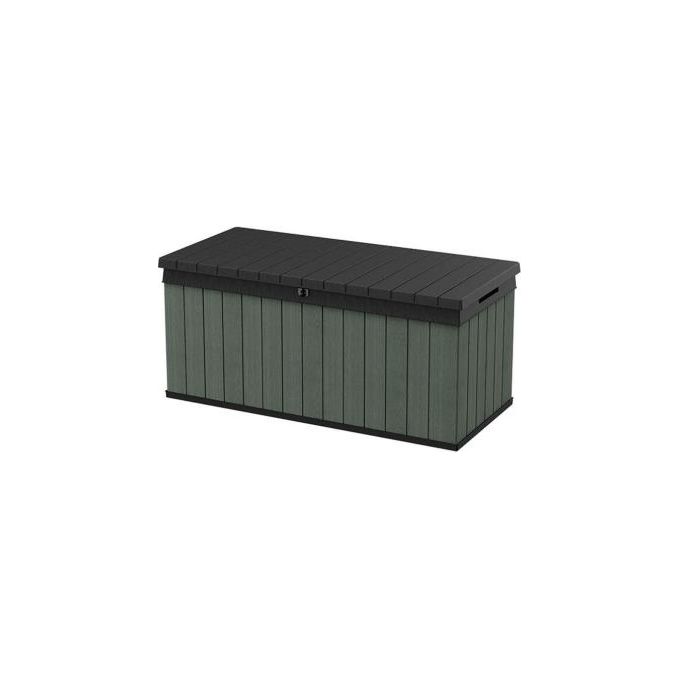 Keter DARWIN120G Darwin Cassapanca da Giardino 454 L 142.5x65.3x64.3 cm con Seduta Resina EVOTECH+ colore Verde