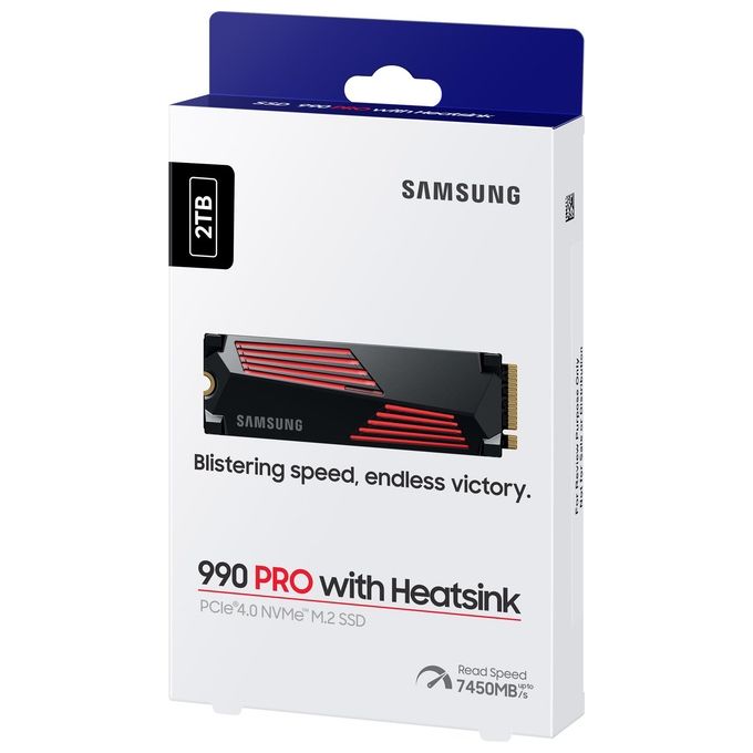 Samsung 990 PRO NVMe 2TB con Dissipatore di Caloree SSD Interno