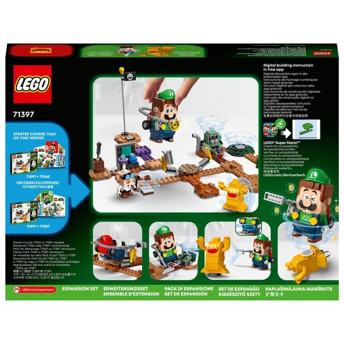 LEGO Super Mario Laboratorio e Poltergust ei Luigi's Mansion