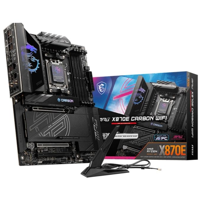 MSI Scheda Madre mpg X870e Carbon Wifix870eam54ddr53pci-ex164m.24sata32usb41usb3.2 Gen2x211usb3.2