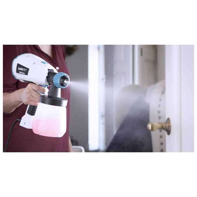 Ariete Sanijet Nebulizzatore Igienizzante per la Pulizia di Ambienti e Superfici 10 Bustine Sani-jet Clean 700cc 400W Bianco