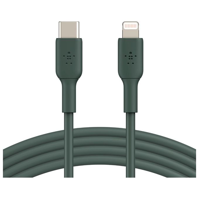 Belkin CAA003bt2MBK BOOST Caricabatterie Lightning a USB-C Cavo 2mt Nero