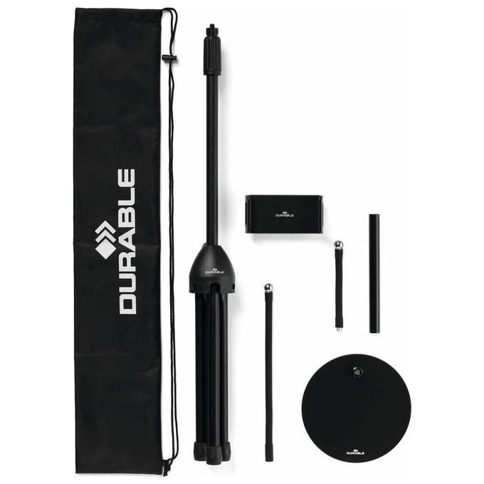 Durable Supporto per Tablet TWIST COMBI da 4.7 a 13 Pollici Nero
