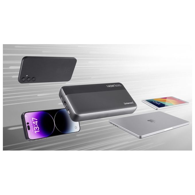Intenso PowerBank He25000 140W Grigio-Nero