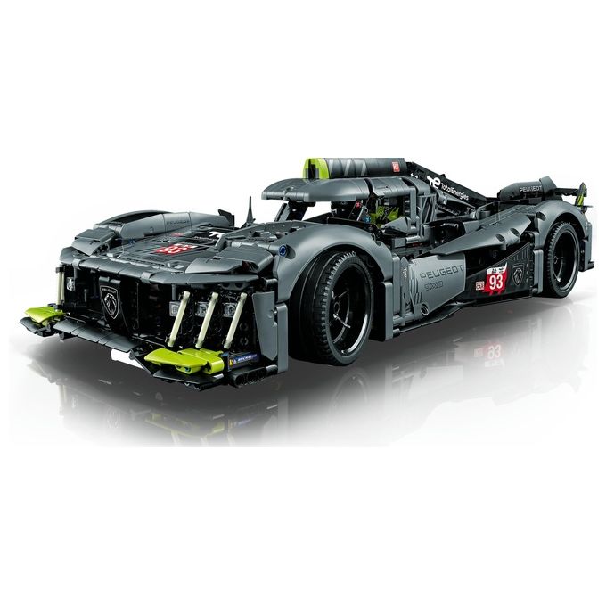 LEGO Technic 42156 PEUGEOT 9X8 24H Le Mans Hybrid Hypercar, Modellino di Auto da Corsa per Adulti Scala 1:10, Set da Collezione