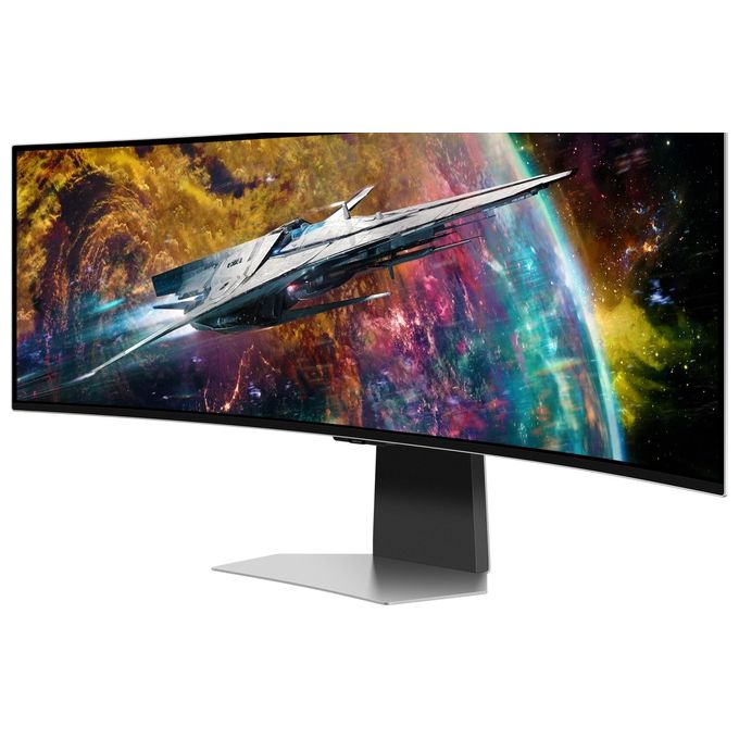 [ComeNuovo] Samsung Monitor Gaming Odyssey OLED G9 LS49CG950SUXEN  49'' Dual QHD Curvo,Risoluzione Dual QHD, Refresh Rate 240Hz, Tempo di Risposta 0,03ms, FreeSync Premium Pro e HDR True Black 400,Piattaforma Smart TV, Gaming Hub e Hub IoT