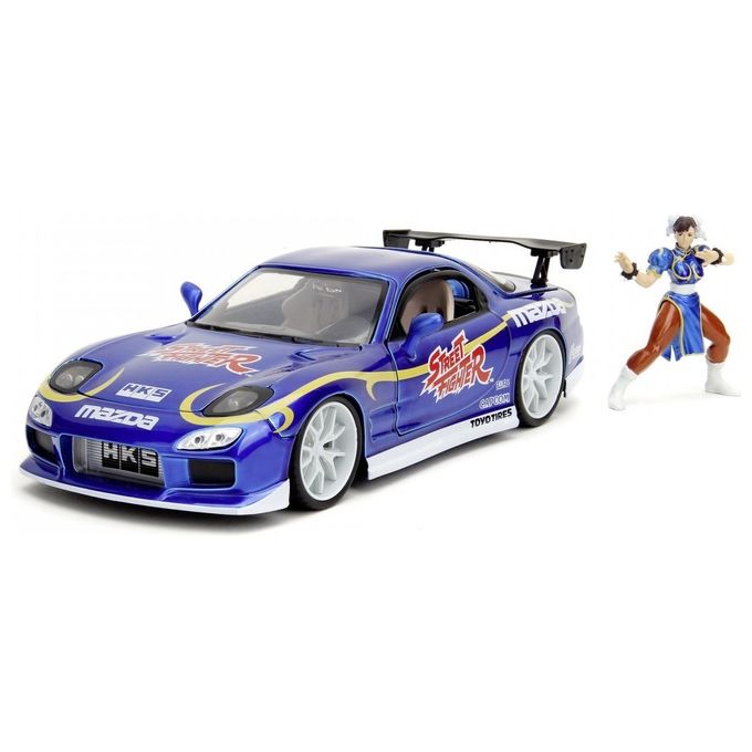 Jada Street Fighter Chun-Li 1:24 Mazda RX7