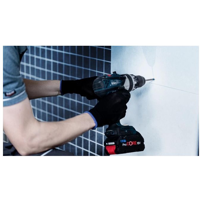 Bosch 2608900595 EXPERT Set di Punte HEX-9 HardCeramic per Piastrelle Dure e Tegole 5 6 8 mm Foratura a Secco Durata Fino a 10 Volte Superiore colore Nero