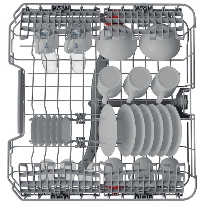 Hotpoint HIS 7030 WEL Lavastoviglie da Incasso a Scomparsa Totale 14 Coperti Classe energetica D 7 programmi Terzo cesto 59.8 cm inox