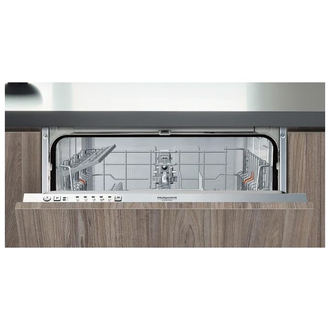 Hotpoint HI 3010 Lavastoviglie da incasso a Scomparsa Totale 13 Coperti Classe energetica F 5 programmi 60 cm Argento
