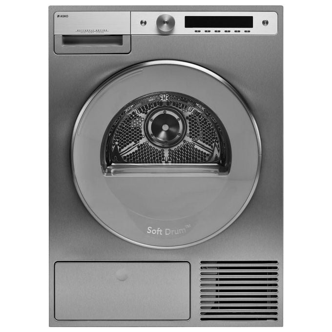 ASKO T 608 HX.S Linea Style Asciugatrice a Pompa di Calore Classe energetica A+++ Capacita' di carico 8 Kg Acciaio - Yeppon