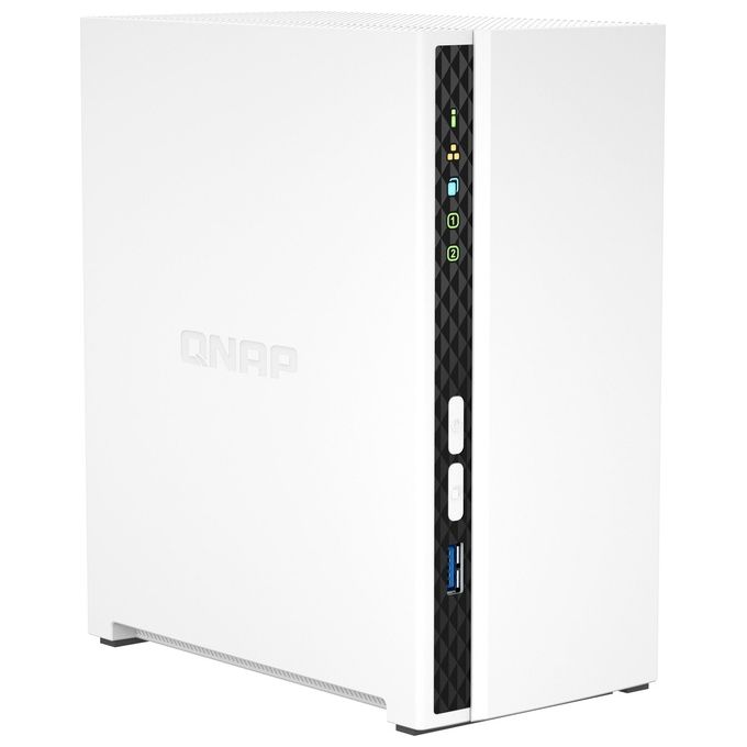 Qnap TS-233 Nas Tower Processore ARM 4-core Cortex-A55 2,0GHz, 2 GB integrati (non espandibile)