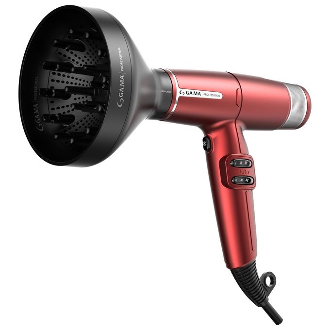 Ga.Ma PH6030 Asciugacapelli Professionale iQ Lite Perfetto 1600W Rosso