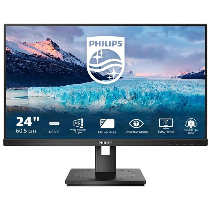 Philips Monitor 23.8'' LED IPS 243S1-00 1920x1080 Pixel Tempo di Risposta 4 ms