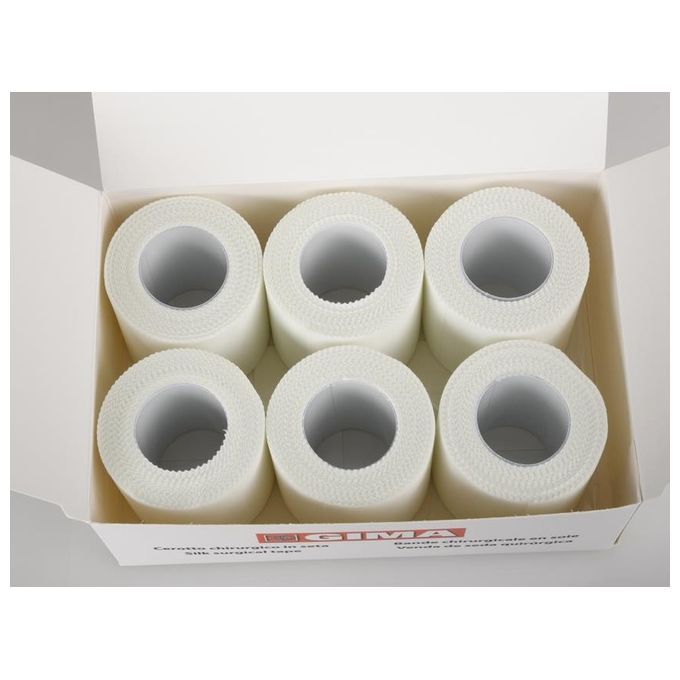 Rocchetto Cerotto Seta 10 M X 5 Cm conf. 6 pz.