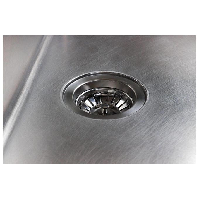 Foster 2156 880 KE Lavello Acciaio inox Vintage da incasso Sottotop 1 Vasca 44X44cm