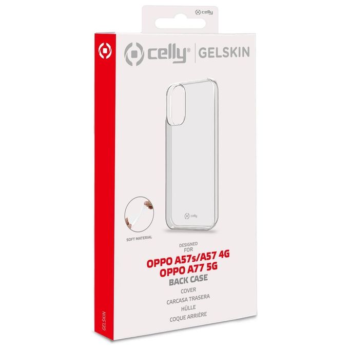 Celly Tpu Cover per Oppo A57s-A57 4G A77 5G