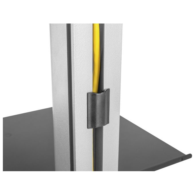 Equip 650621 Supporto Tv a Parete 70'' Nero-Acciaio Inox