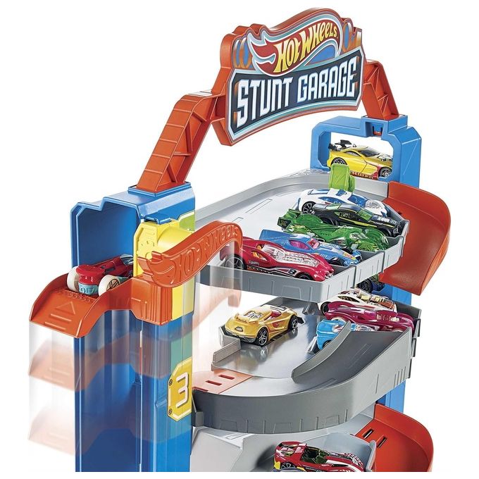 Mattel Garage delle Acrobazie Set Pista Hot Wheels