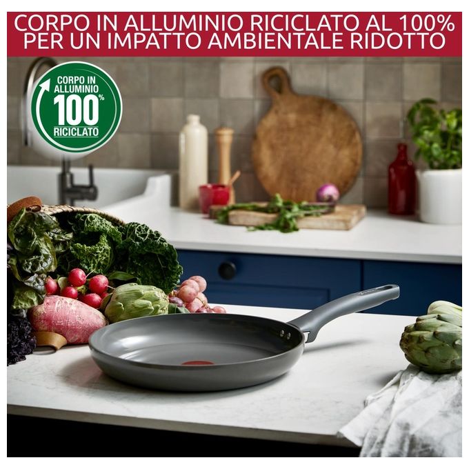 Lagostina 010274040124 Padella 24 cm Risorsa Ceramica