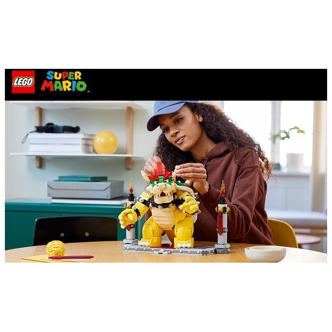 LEGO Super Mario 71411 Il Potente Bowser, Kit di Costruzioni per Adulti, Idee Regalo, Personaggio Snodabile 3D da Collezione