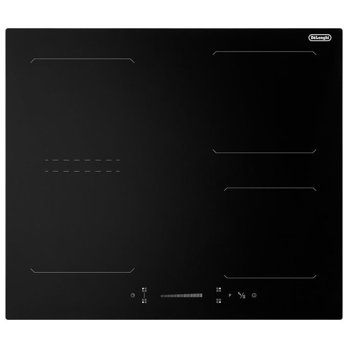 De Longhi YLI 61 Piano cottura a induzione nero 4 fuochi