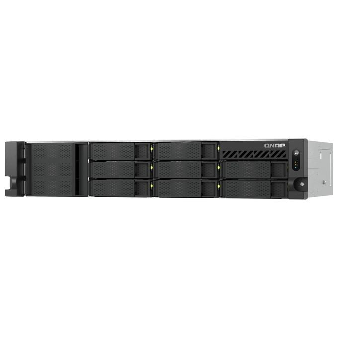 Qnap TS-855EU-RP NAS Armadio 2U Collegamento Ethernet LAN Nero C5125