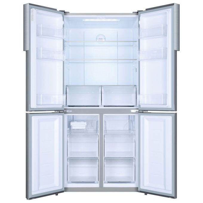 Haier HTF-458DG6 Frigorifero Combinato 4 Porte Capacita' 468 Litri Classe energetica F (A+) 180,4 cm Total No Frost Inox