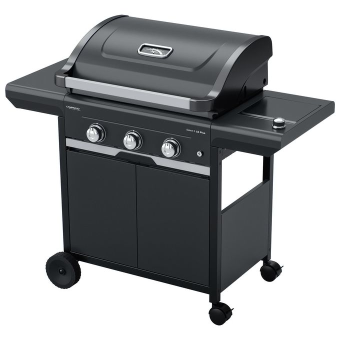 Camping Gaz Barbecue Select 3 LS Plus Instaclean Nero