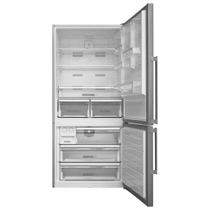 Whirlpool W84BE 72 X 2 Frigorifero Combinato Libera Installazione 558 Litri Classe Energetica E Acciaio Inossidabile
