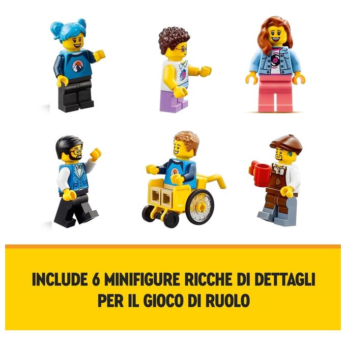 LEGO Creator 3in1 31141 Strada Principale, Grattacielo Art Déco o Strada del Mercato, Kit Modellismo per Costruzioni Creative