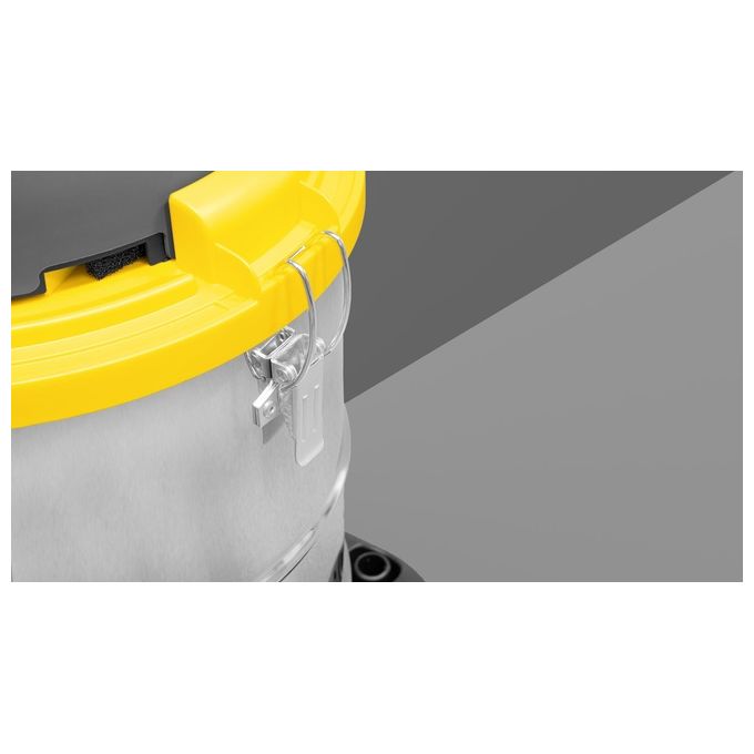 Lavor Bidone VTP 30 Aspirapolvere Solidi-Liquidi Fusto Inox 30 Litri 1400W
