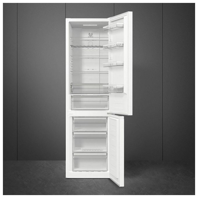 Smeg RC20WDNE Frigorifero Combinato 331 Litri Total NoFrost Multiflow Kitchen Fit Display