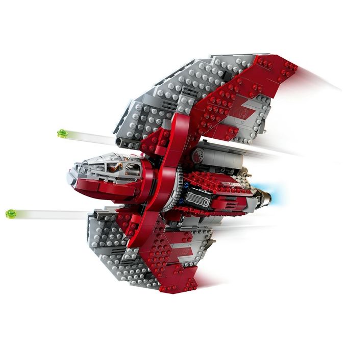 LEGO Star Wars 75362 Shuttle Jedi T-6 di Ahsoka Tano, Astronave Giocattolo con 4 Minifigure, Regalo della Serie Ahsoka
