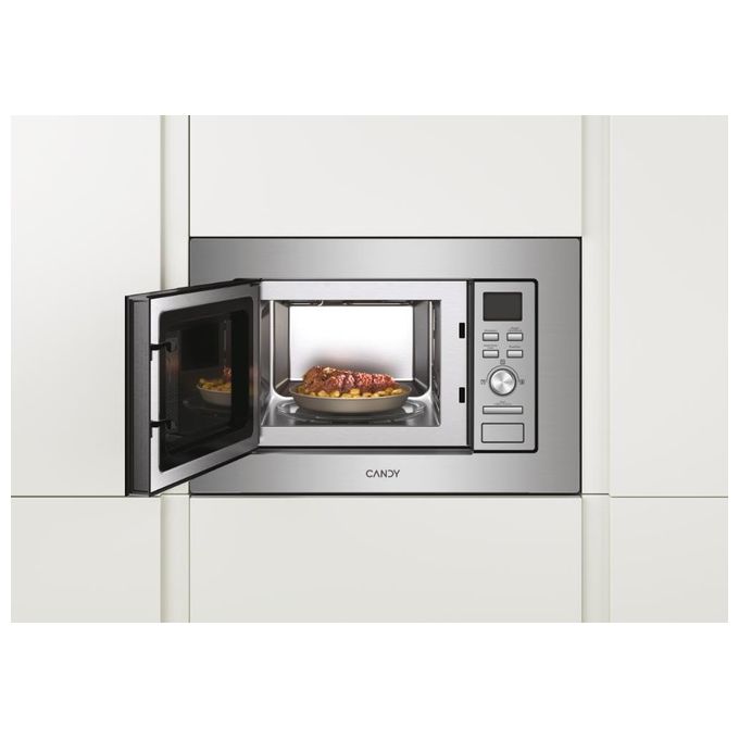 Candy MIS1730X Microonde da Incasso sotto pensile Capacita' 17Litri 1000W Controllo digitale SOLO 59 cm Inox