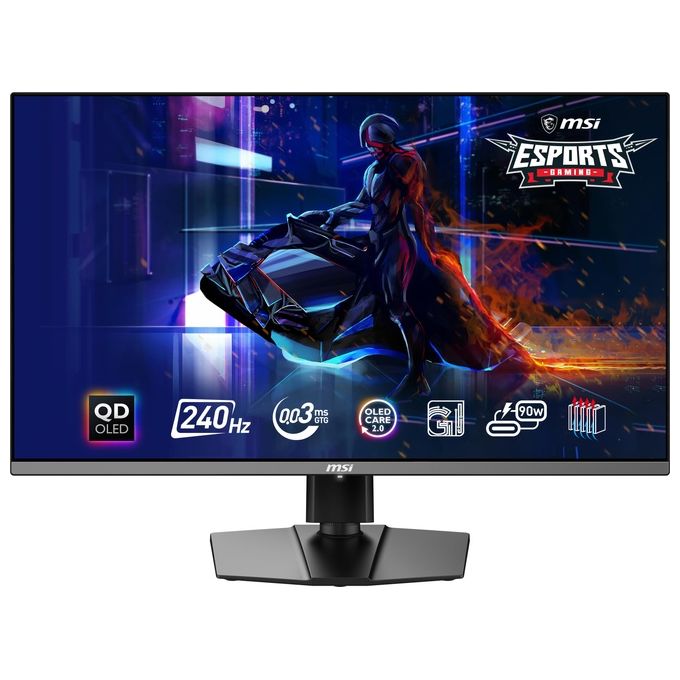 MSI MPG 321URX QD-OLED 315'' 4K UHD Gaming Monitor Pannello OLED Quantum Dot 3840 x 2160 240Hz - 003ms 99% DCI-P3 ΔE≤2 DisplayHDR True Black 400 KVM RGB DP 1.4a HDMI 2.1 USB Type-C