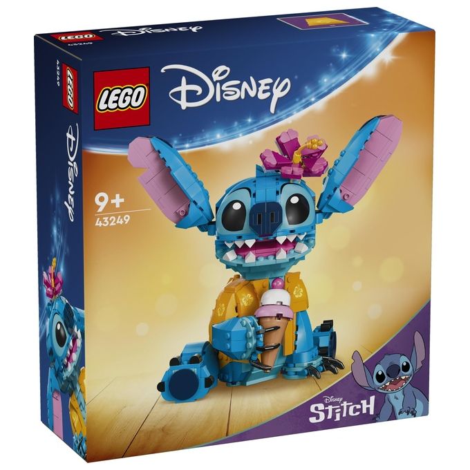 LEGO Disney 43249 Stitch, Gioco per Bambini 9+, Personaggio da Costruire con Parti Mobili, Idea Regalo Divertente dal Film