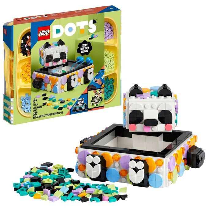 LEGO Dots Il Simpatico Panda Portaoggetti