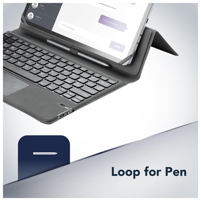 Cellular Line Custodia con Tastiera per Tablet Nero